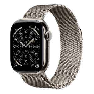 Apple Watch Series 11 GPS & Cellular 42mm Natural Titanium Case with S Natural Milanese Loop - MF8P4LW/A